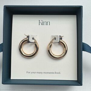 KINN Studio Gold Classic Hoop Earrings Small